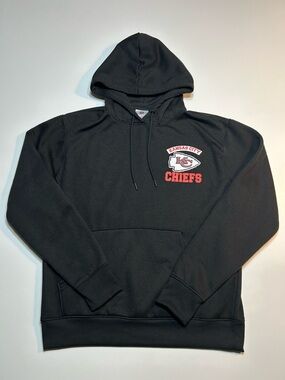 NFL Team Apparel Kansas City Chiefs World Tour 1960 Black Pullover Hoodie